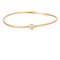 Armreif aus Gelbgold mit Blumenmuster