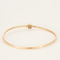 Armreif aus Gelbgold mit Blumenmuster