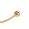 Armreif aus Gelbgold mit Blumenmuster