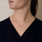 Collier Collier solitaire en or jaune et or gris, diamant 0.15 carat environ. 58 Facettes DV24577-3