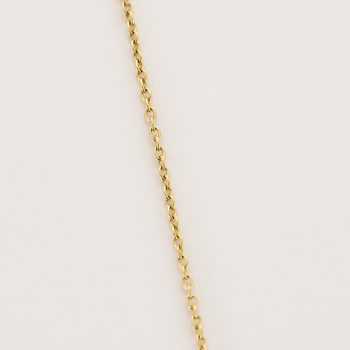 Collier Collier solitaire en or jaune et or gris, diamant 0.15 carat environ. 58 Facettes DV24577-3