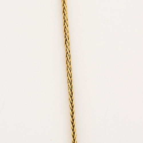 Collier Collier en or jaune et agate mousse 58 Facettes DV24577-7