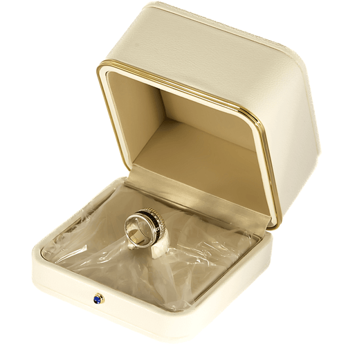 Ring Boucheron Quatre Black Edition stor modell i vitguld, diamanter och svart PVD.