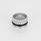 Ring Boucheron Quatre Black Edition stor modell i vitguld, diamanter och svart PVD.