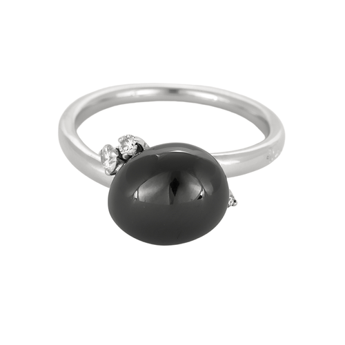 54 POMELLATO - Bague Capri or blanc diamants 58 Facettes DV27441-1-54-3
