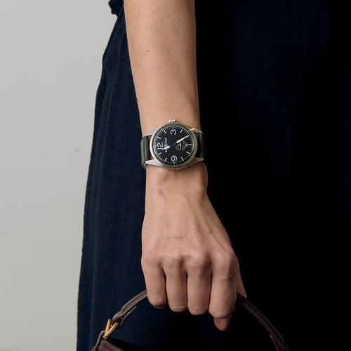 BELL & ROSS - Stålur med rund urkasse og automatisk urværk