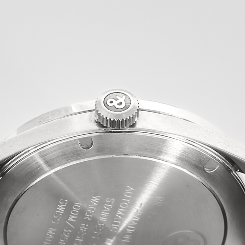 BELL & ROSS - Stålur med rund urkasse og automatisk urværk