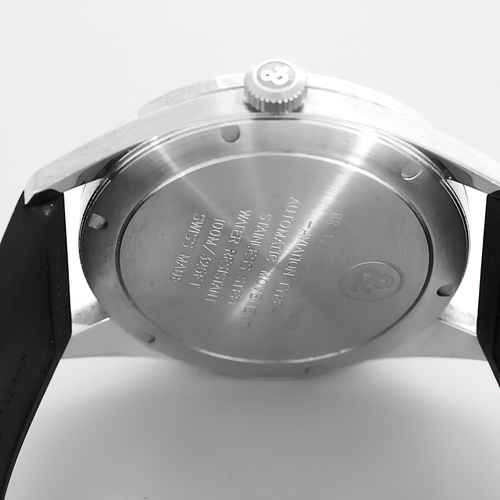 BELL & ROSS - Stålur med rund urkasse og automatisk urværk