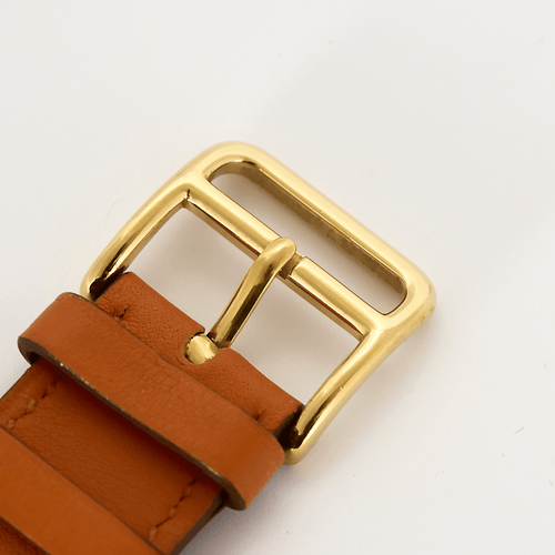 Montre HERMÈS - Heure - Montre en acier plaqué or 58 Facettes DV27162-1