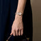 Frédérique Constant - Rose gold-plated steel watch bracelet with round case and quartz movement