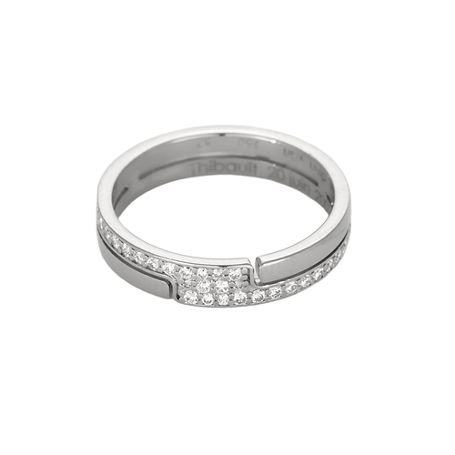 Dinh Van- Seventies - PM- White gold and diamond ring