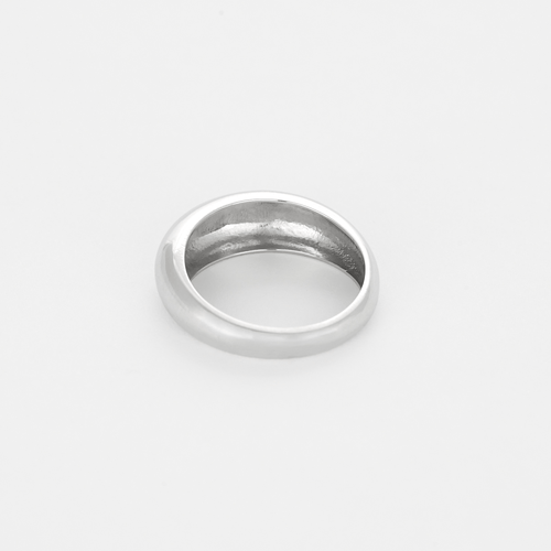 White gold bangle ring