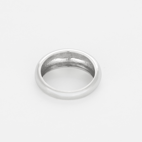 White gold bangle ring