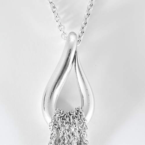 HERMES - Halter - Collar en plata