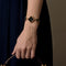VAN CLEEF & ARPELS - Alhambra - Montre bracelet de dame en or jaune et onyx