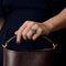 Charming ring in yellow gold and gray gold, tanzanites and diamonds