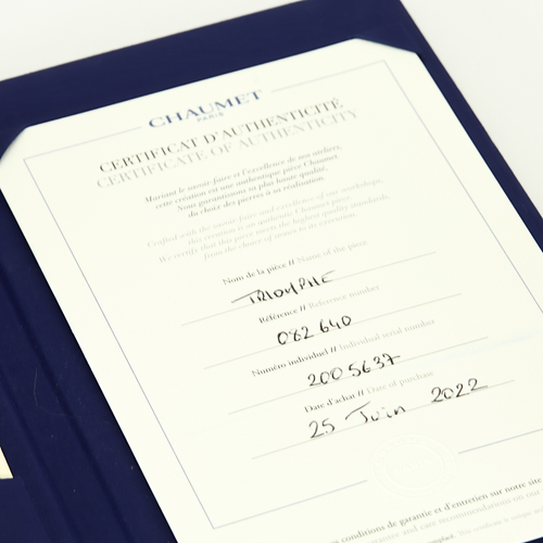 CHAUMET - Zafer - Alyans Platin ve elmaslar içinde