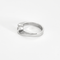 Bague en or gris , diamant 1.20 carat environ
