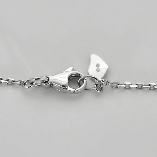 Collier PIAGET -  Rose - Collier pendentif en or gris et diamants 58 Facettes DV27553-1