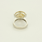 Bague 52 Bague cocktail en or gris quartz rutile dit cheveux de Vénus 58 Facettes DV27545-4-52-1