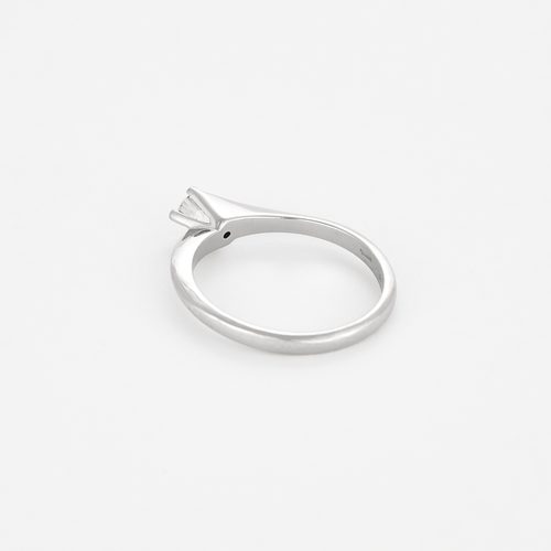 Bague 55 CHIMENTO - Bague solitaire en or gris et diamant 58 Facettes DV27110-1-DV0882-1
