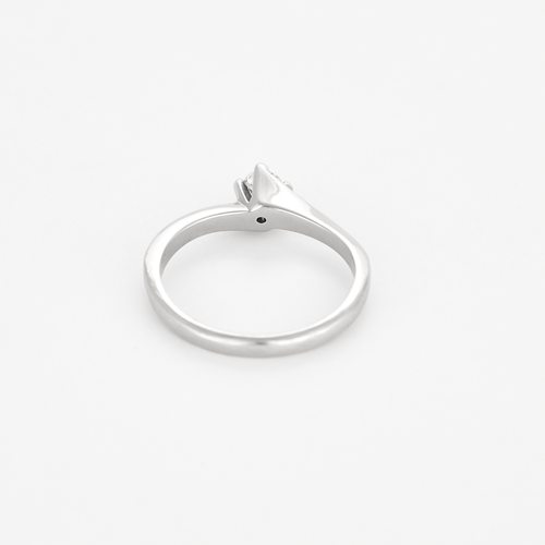 Bague 55 CHIMENTO - Bague solitaire en or gris et diamant 58 Facettes DV27110-1-DV0882-1