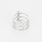 Dinh Van - The Cube Trilogy - White gold and diamond ring