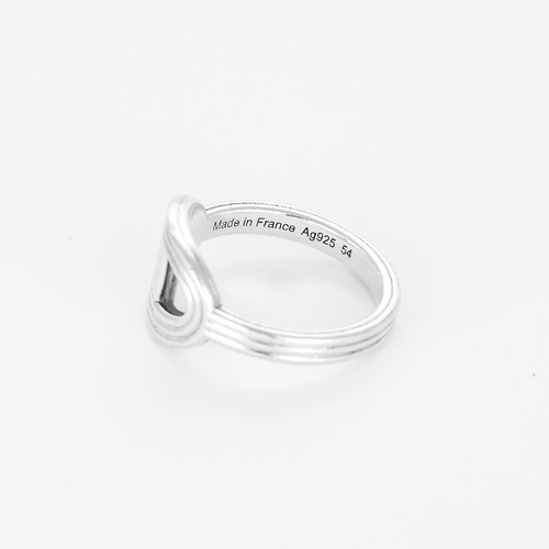 Hermès- Chaîne d'Ancre  24 - Small Model - Ring silver