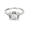 Ring Solitær i Platina og diamanter
