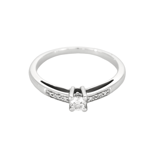 Mauboussin - "Tu es le sel de ma vie nr. 2 - Ring Solitær i hvidguld og diamant