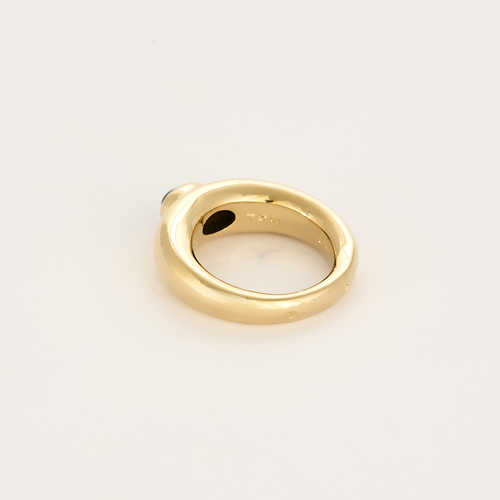Chaumet – Bibendum – Ring aus Gelbgold mit Saphir