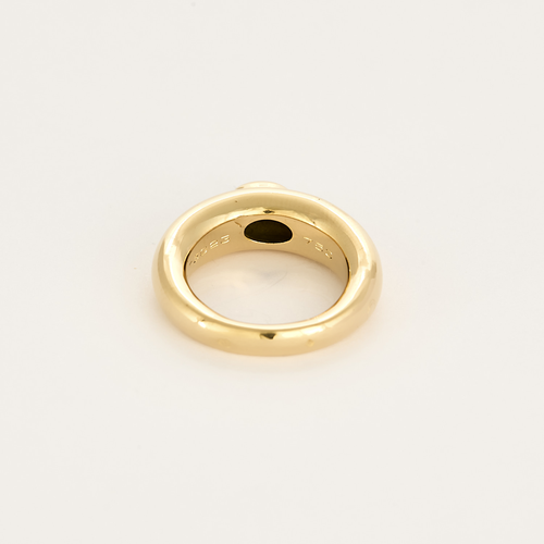 Chaumet – Bibendum – Ring aus Gelbgold mit Saphir