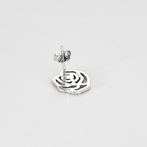 Boucles d'oreilles Vanessa Tugendhaft - Collection Idylle - Boucles d'oreilles en or gris et diamants 58 Facettes DV28162-1