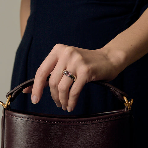 CHAUMET - GIOA - Armreifring aus Weißgold und Turmalin