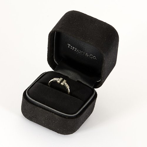 Tiffany & Co - Wire - Ring aus Weißgold und Diamanten