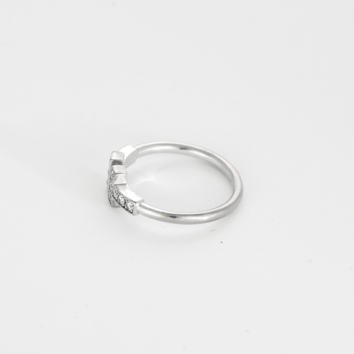 Tiffany & Co - Wire - Ring aus Weißgold und Diamanten