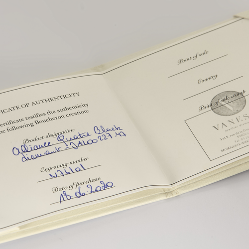 Boucheron 戒指 Boucheron - 结婚戒指 Quatre 黑色版