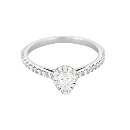 Tiffany & Co - Soleste - Ring Solitär i Platina och diamanter