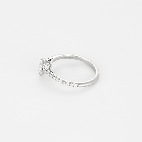 Tiffany & Co - Soleste - Ring Solitär i Platina och diamanter