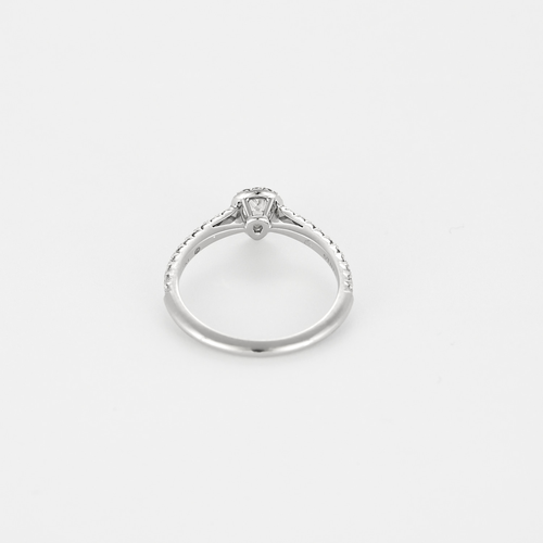 Tiffany & Co - Soleste - Ring Solitär i Platina och diamanter