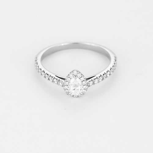 Tiffany & Co - Soleste - Ring Solitär i Platina och diamanter