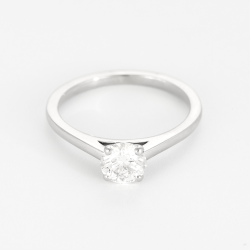 De Beers - Ring Solitär aus Platin und Diamanten