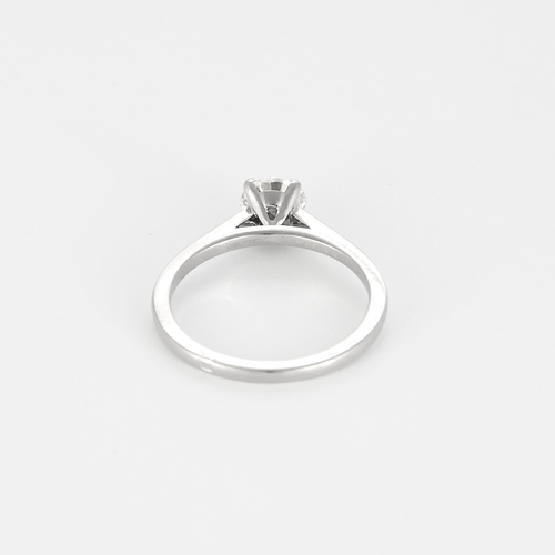 De Beers - Ring Solitär aus Platin und Diamanten