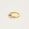 Anello Solitario in oro giallo e diamante