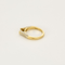 Anello Solitario in oro giallo e diamante