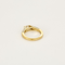 Anello Solitario in oro giallo e diamante