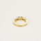 Anello Solitario in oro giallo e diamante