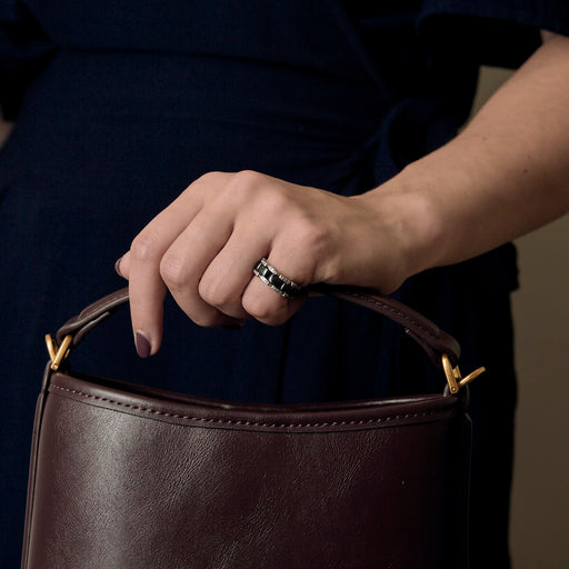 CHANEL -ULTRA - Medium Model- Ring in white gold, black ceramic and diamonds.