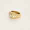 Armring i gult guld og hvidguld, diamanter.