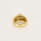 Armring i gult guld og hvidguld, diamanter.